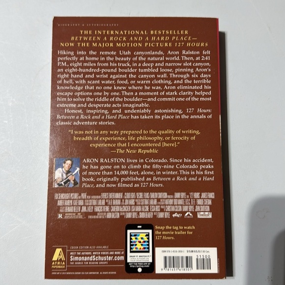 Paperback book | 127 hours- Aron Ralston - Picture 2 of 7